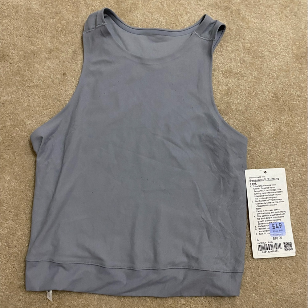 Lululemon Running Top with reflective material